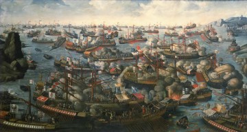  Batalla Lienzo - batalla de lepanto 1571